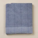 blue wave pattern cotton blanket