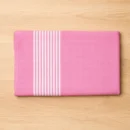 Pink striped 100% cotton baby towel