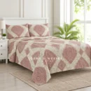 Rosewood paisley Super King bedspread with 2 matching pillow covers